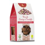 Biscuiți vegan cu coacăze-trandafir 150g