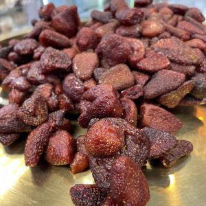 Capsuni infuzate in suc de mere - fara zahar    100gr