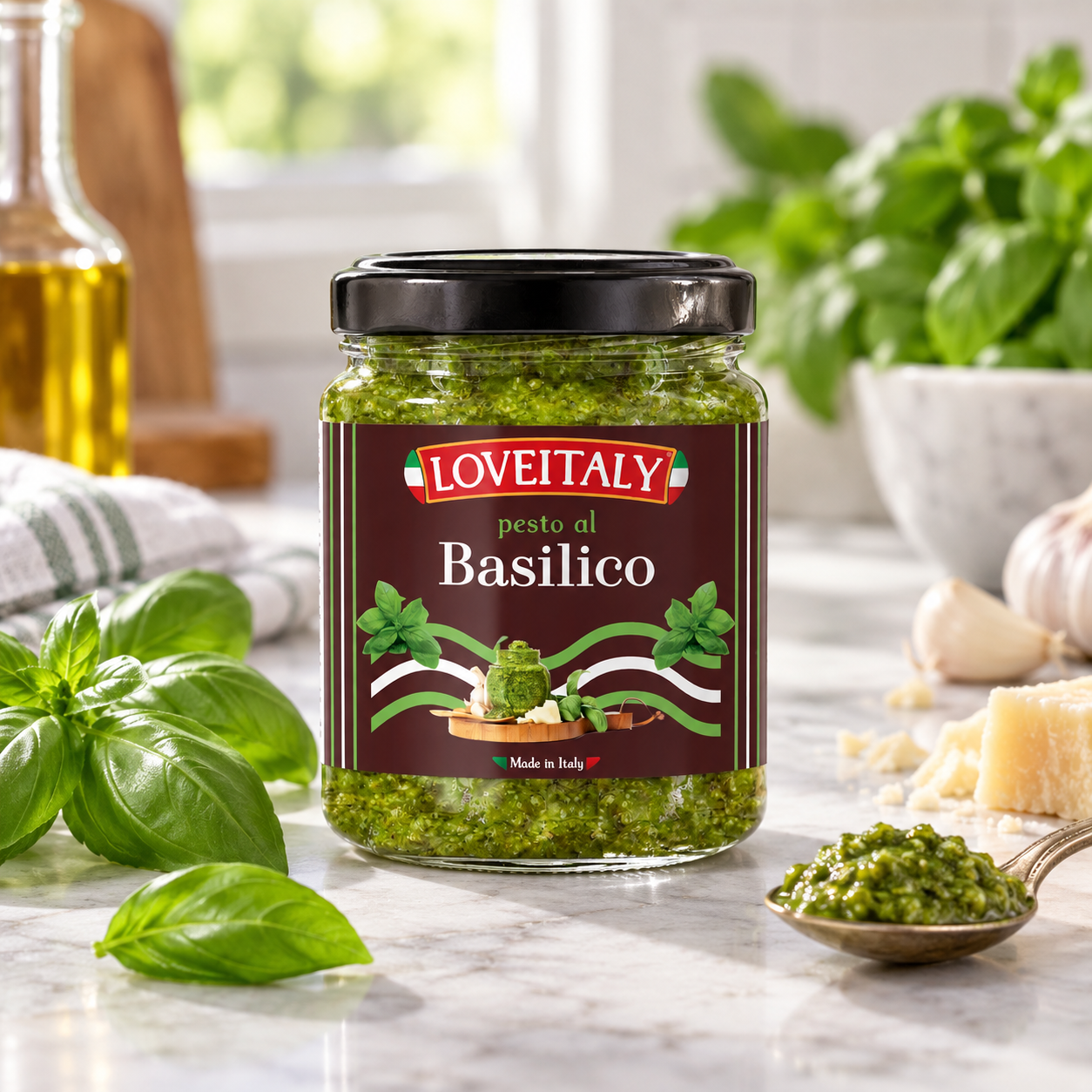 PESTO CU BUSUIOC 190 G 1 PESTO CU BUSUIOC 190 G